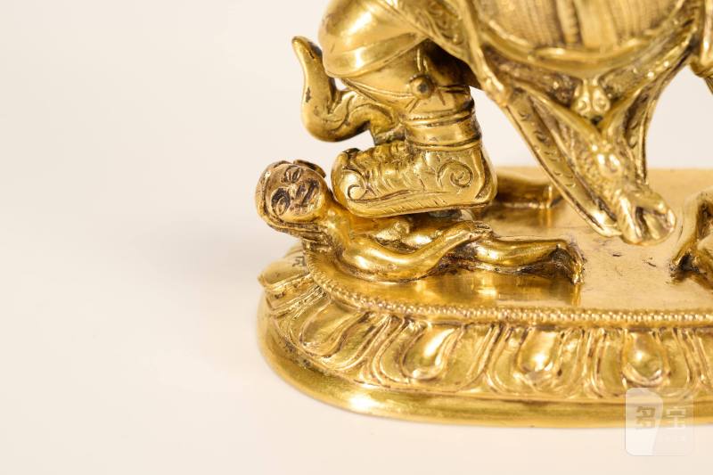 Lot925 明代 铜鎏金金刚玄母 - 图6